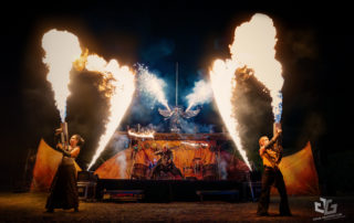 Lance flamme concert