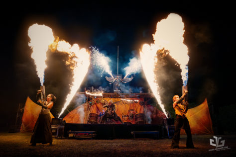 Lance flamme concert