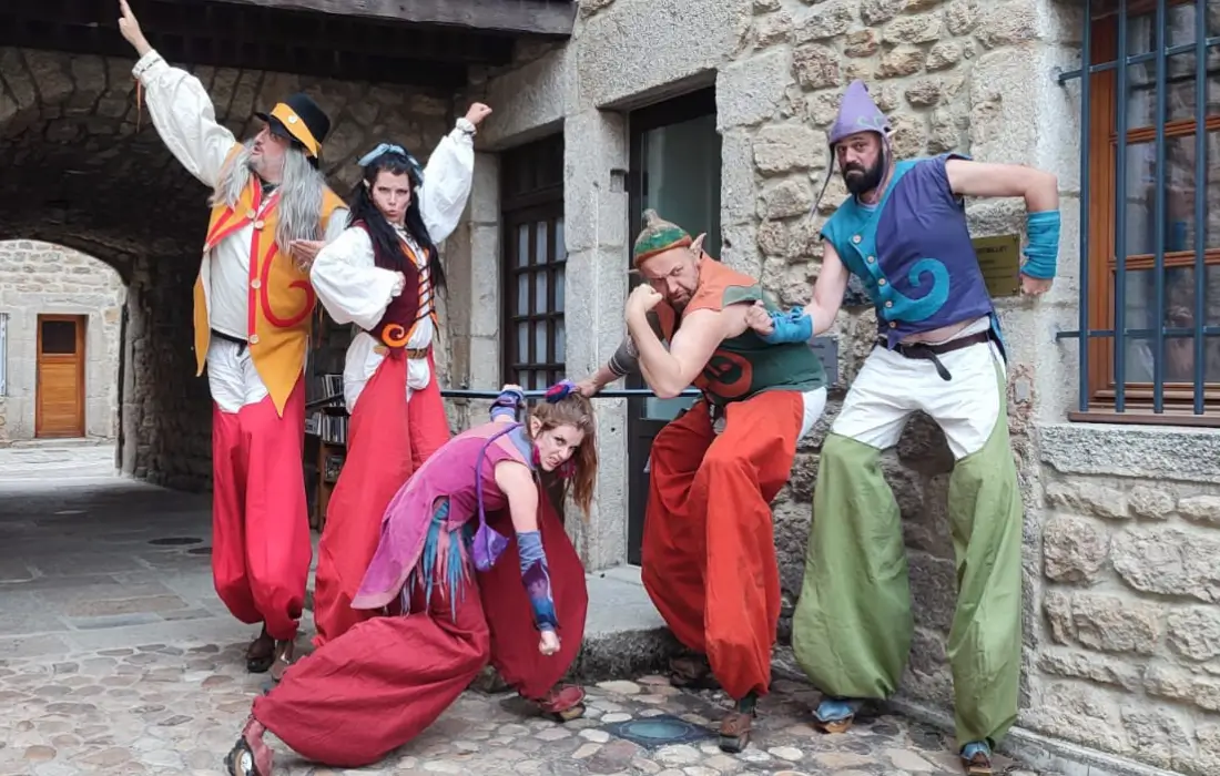 Echasse spectacle mariage