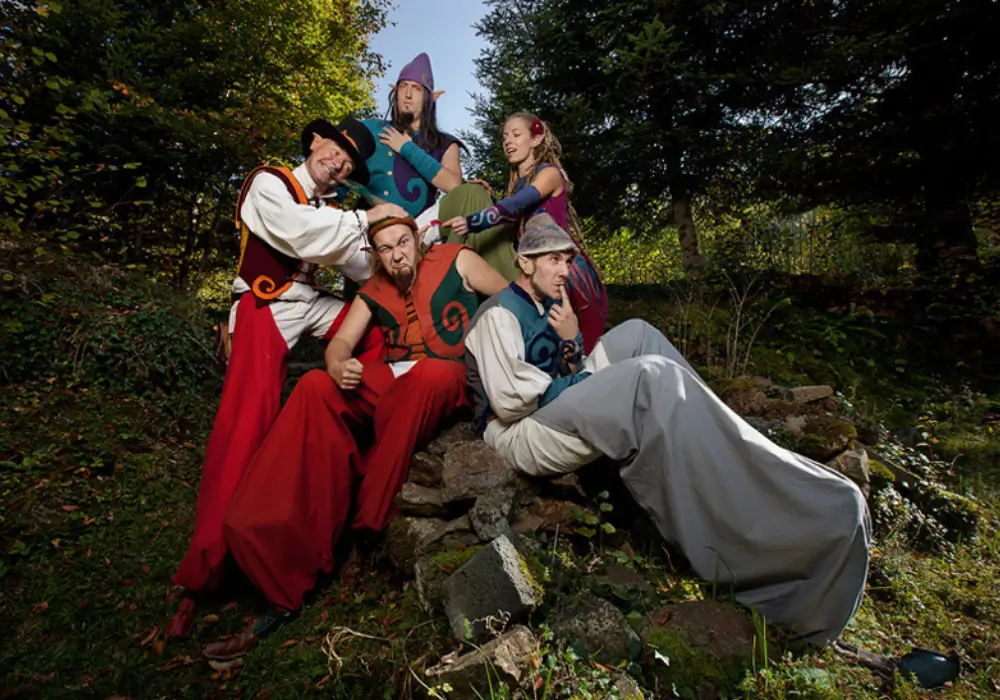 artistes Ribambulle sur scène extérieure