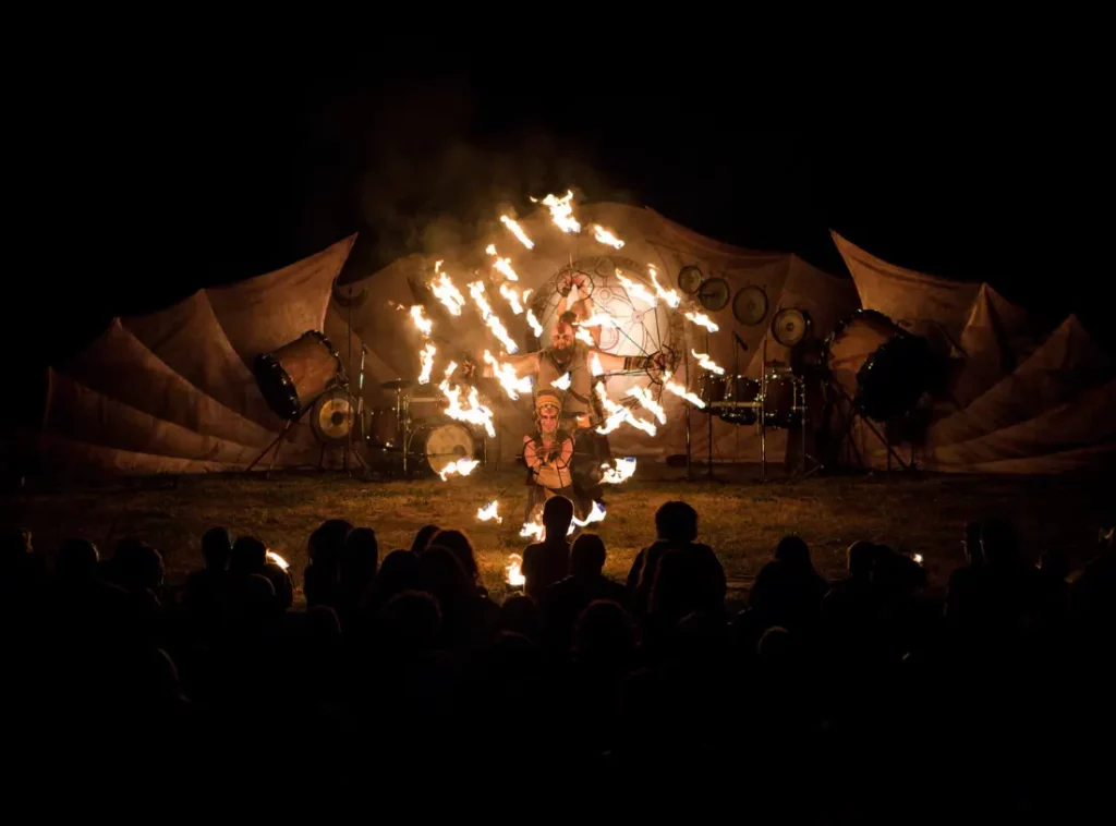Eventail de feu, évènements mariages