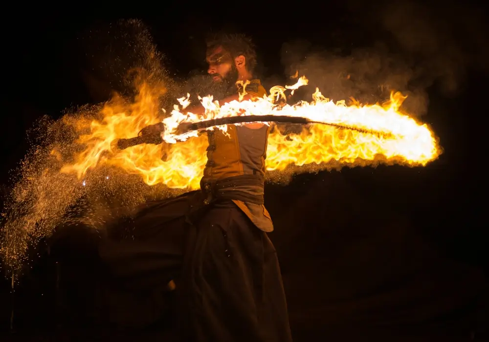 performance feu spectacle