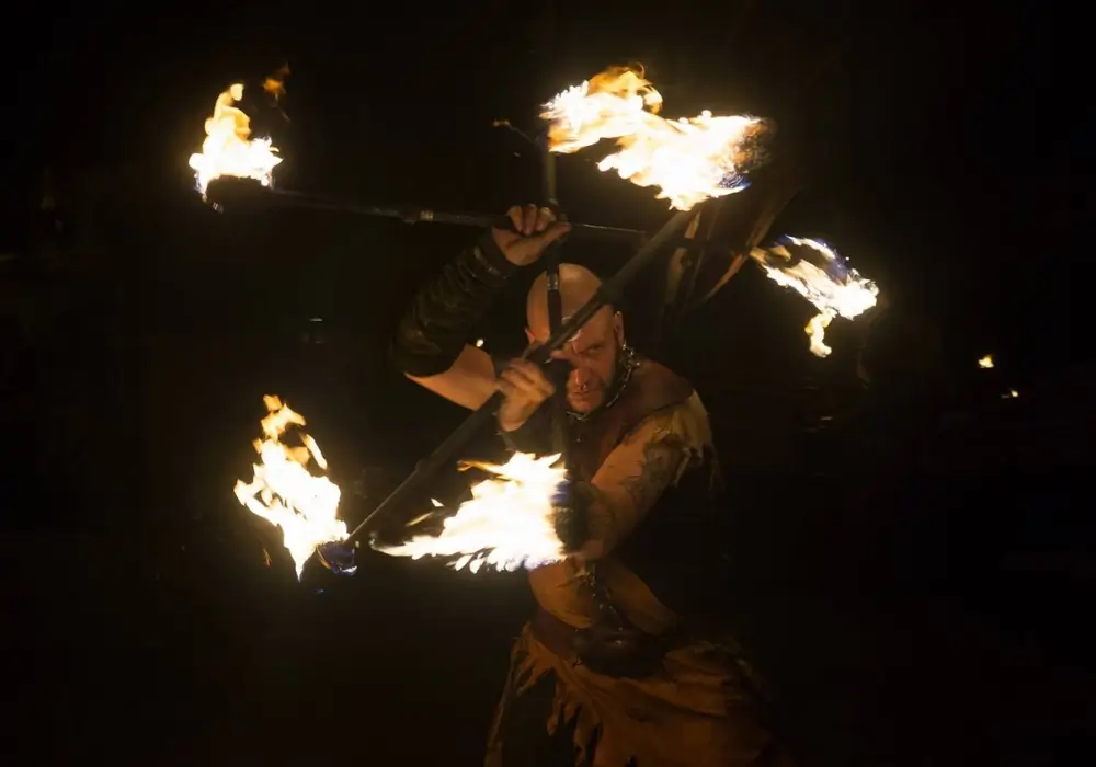 spectacle de feu Styx